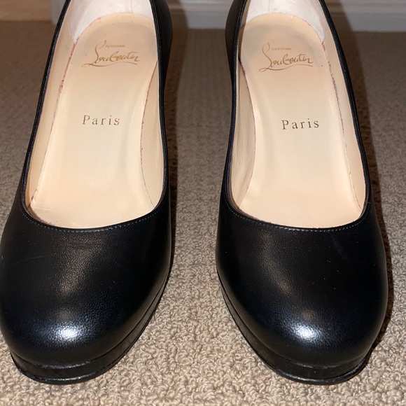 CHRISTIAN LOUBOUTIN KABETTS 100 LEATHER PUMP - Picture 2 of 16